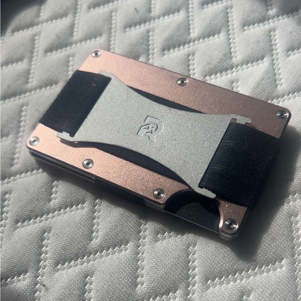 Rose Gold Ridge Wallet - Picture 5 of 7